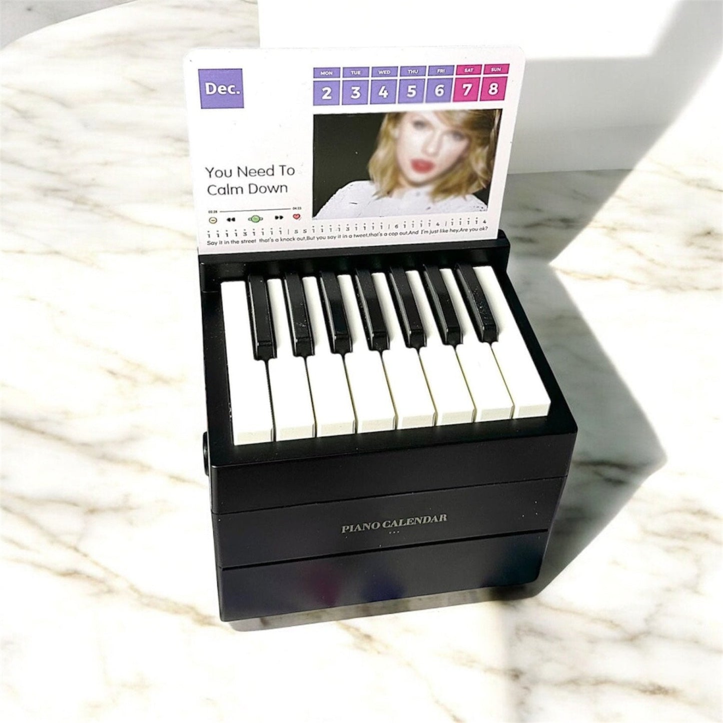 Taylor Swift Piano Calendar 2025