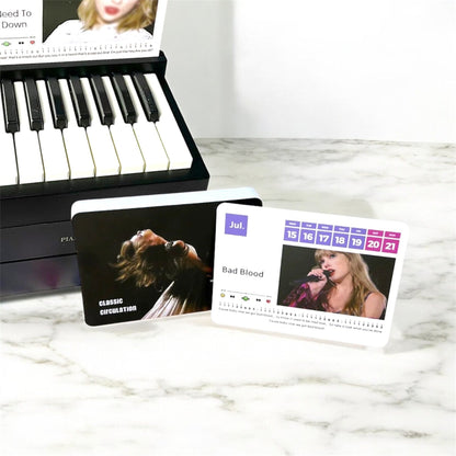 Taylor Swift Piano Calendar 2025